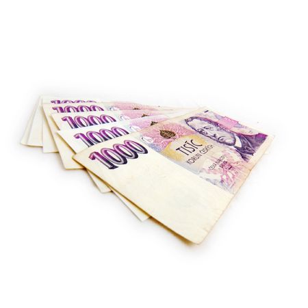 czech currencyの写真素材