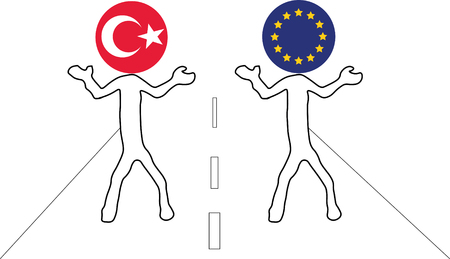 Accession of Turkey to the European Unionのイラスト素材