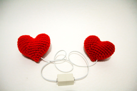 Hearts to connect.の写真素材