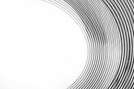 Blurred abstract line from LED light.Used invert tool for white background.の写真素材