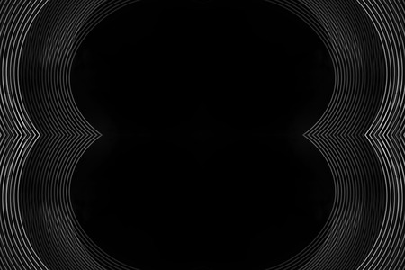 Abstract line from LED light spin.Used mirror tool for create background texture.の写真素材