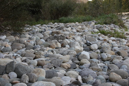 mountain river cristll clear water and  on sunny day in the alpsの写真素材