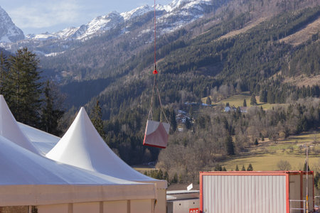 Ski Worldcup Hinterstoder 2016, Austria europeのeditorial素材