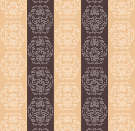 seamless wallpaper in retro styleのイラスト素材