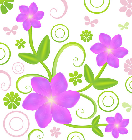 Flowers backgroundのイラスト素材