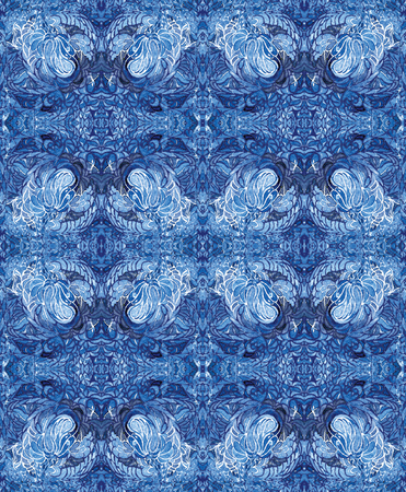 blue patternの写真素材
