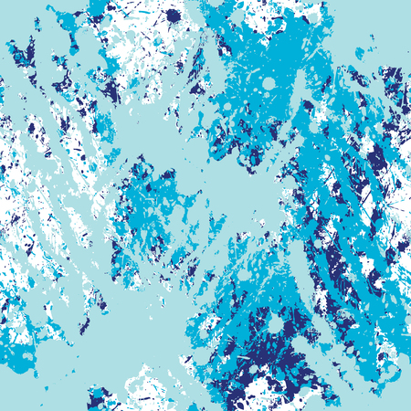 White and blue seamless pattern blots for background. Vectorのイラスト素材