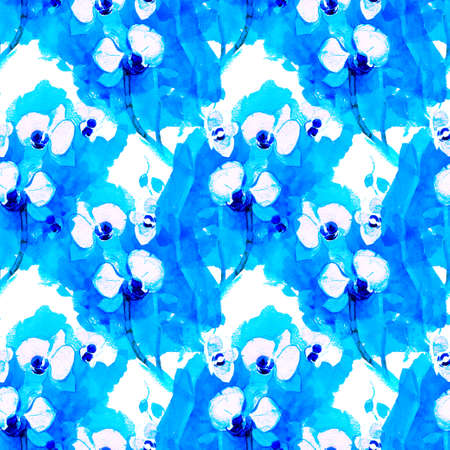 Seamless pattern of flowers for background, textileの写真素材
