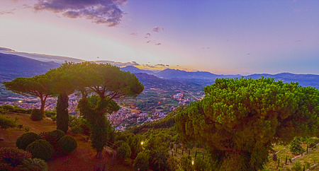 sunrise in the mountains