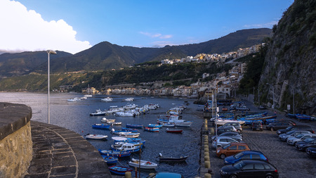 quay of Scilla, Wharfの写真素材