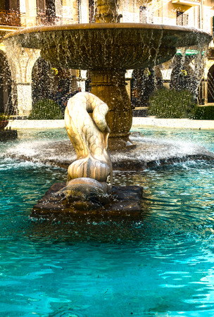 Artistica particular fountain of Cava De Tirreni 4 duomoの写真素材