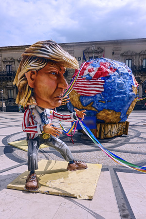 The town of Acireale commends the G7 of Taormina 2017 - 35のeditorial素材