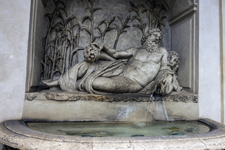 particular to the four fountains of Romeの写真素材