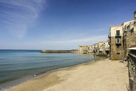 Cefal? beachの写真素材