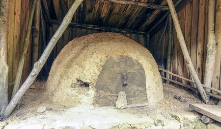 ancient stone oven - 487の写真素材
