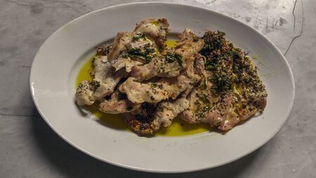 grilled meat tray - 841の写真素材