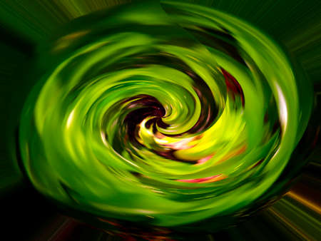 green swirlの写真素材