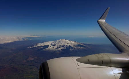 Aerial view of Etna