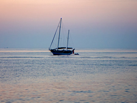 sailing shipの写真素材