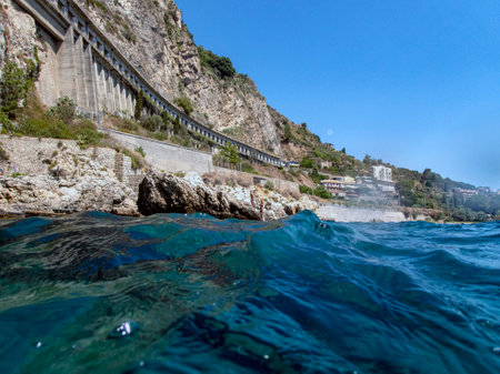 underpass of Taorminaの写真素材