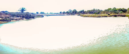 Panoramic view of Eloro in Sicilyの写真素材