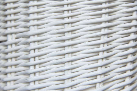 A white structure of rattan の写真素材