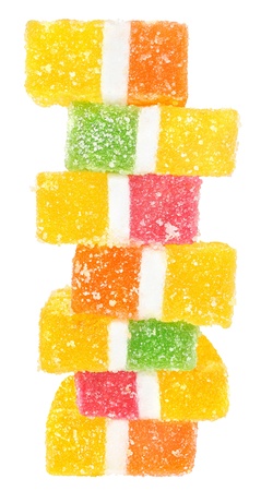 Candy on a white background.の写真素材