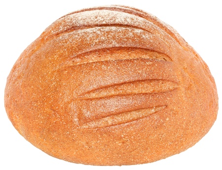 Bread on a white background.