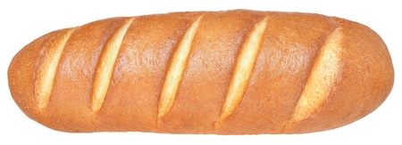 Bread on a white background.