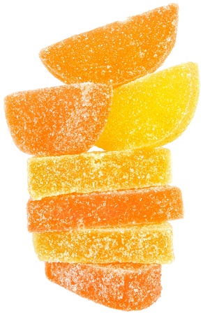 Candy on a white background.の写真素材