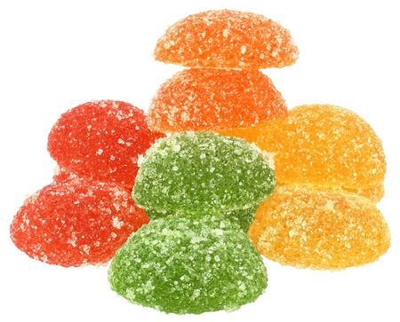 Candy isolated white background.の写真素材
