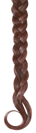 Women braid on a white background.の写真素材