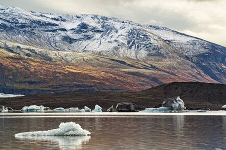 Colorful mountains in Skaftafell Vatnajokull National Park, Iceland