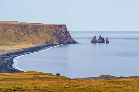 Icelandic summer landscape of the Gullfoss waterfall in Icelandの写真素材