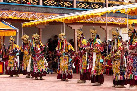 Tak Thok festival, monks performing ritualsのeditorial素材