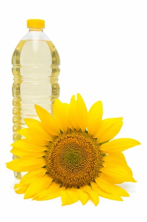 sunflower oilの写真素材