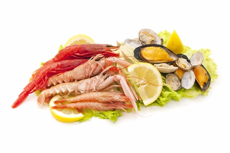 mixed seafoodの写真素材