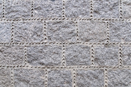 texture that shows the details of the construction of a wall.の写真素材