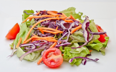  salad  isolated on a white backgroundの写真素材