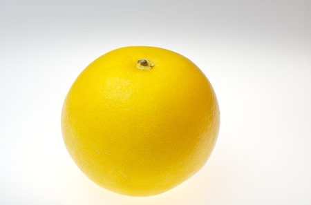 valencian pomelo on white backgroundの写真素材