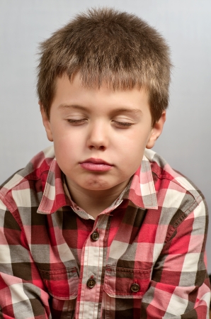 child making ugly faces  
の写真素材