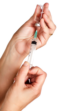 picture of beauty treatments with injectionsの写真素材
