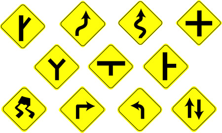 Traffic signsのイラスト素材