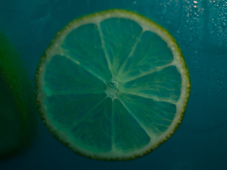 Submerged Limeの写真素材