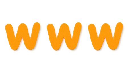 foam lettersの写真素材