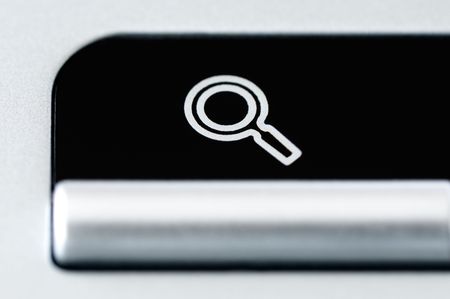 search button, macro image from a keyboardの写真素材