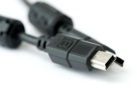 usb plugs isolated against a white background