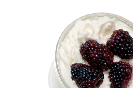 beautiful berries isolated over a white backgroundの写真素材