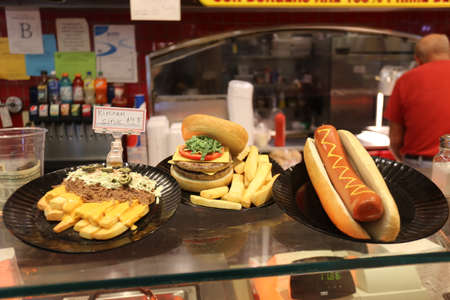 View of the city of Boston in the United States.のeditorial素材