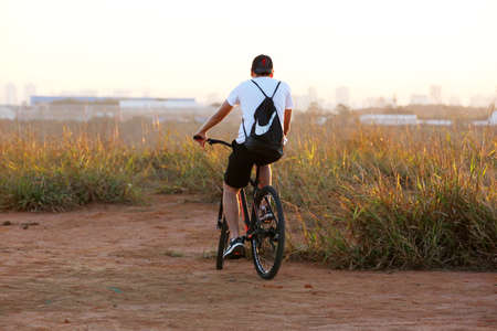 Couple of lovers on the beach doing wedding rehearsal.の写真素材